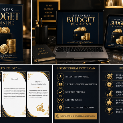 Business Budget Planning – Digital eBook