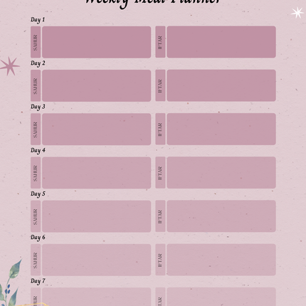 Ramadan Planner Digital Download